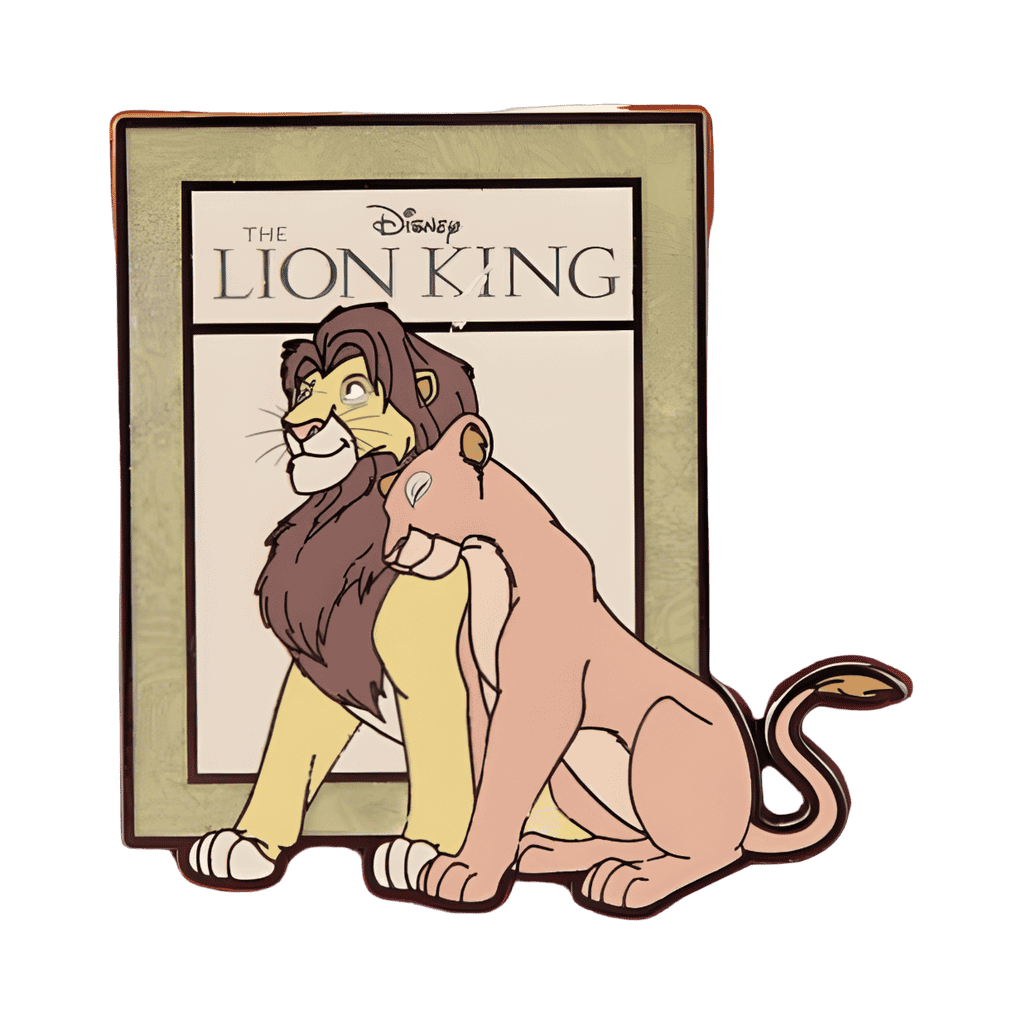 The Lion King Simba & Nala Frame Disney pin