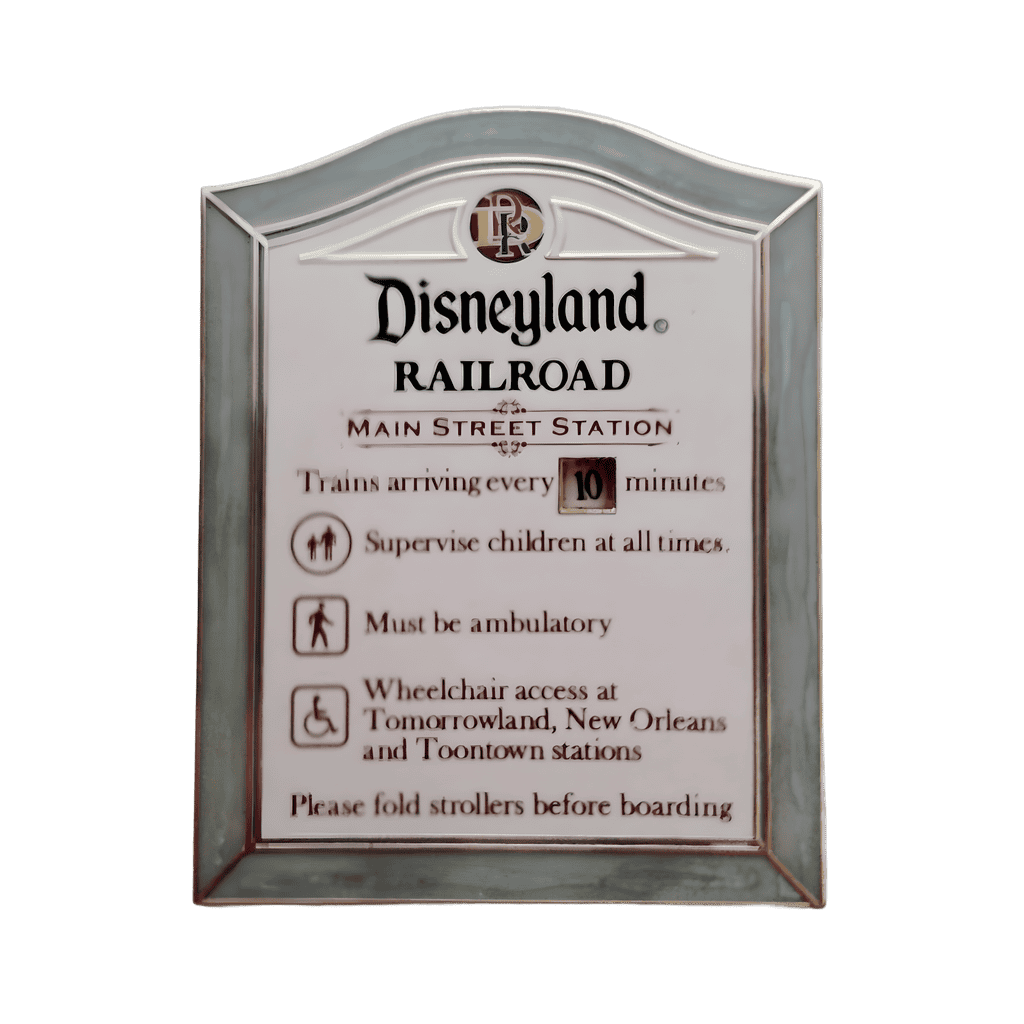Disneyland Railroad Main Street Station Disney pin