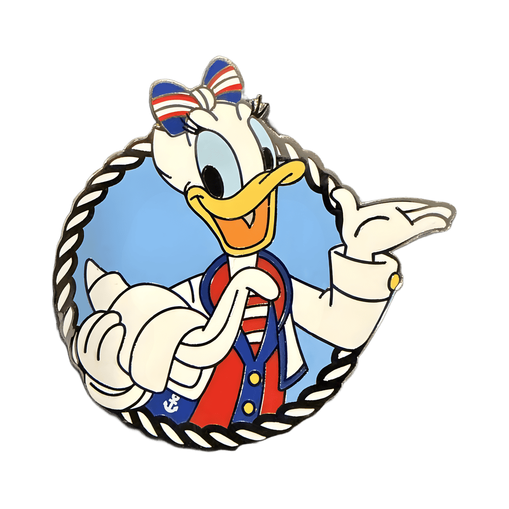 Daisy with swan towel animal Disney pin
