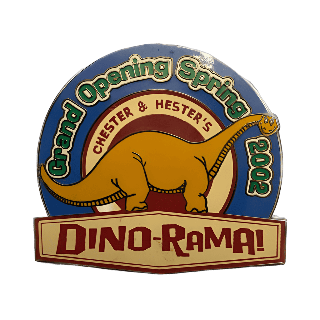 Chester & Hester's Dinorama Grand Opening Spring 2002 Disney pin