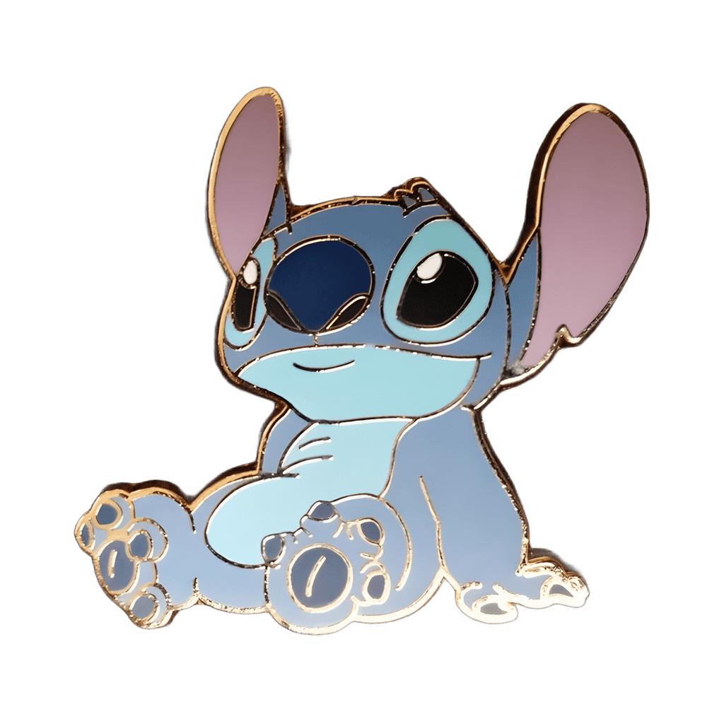 Stitch Sitting Disney pin