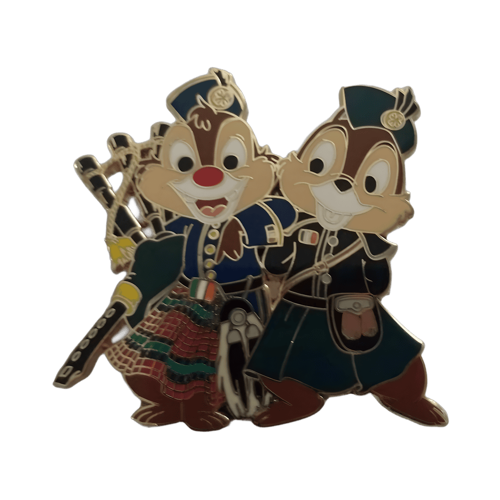 2008 - Bagpiper Chip and Dale Disney pin