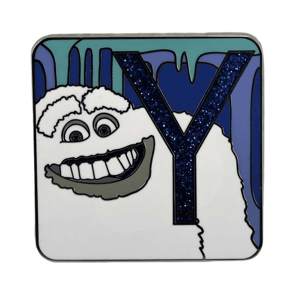 Y is for Yeti (CHASER) Disney pin