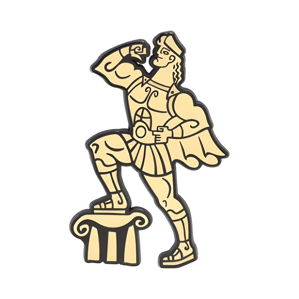 Hercules Statue Disney pin
