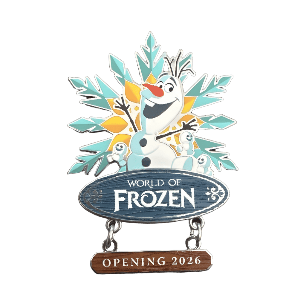 Olaf world of frozen opening 2026 Disney pin