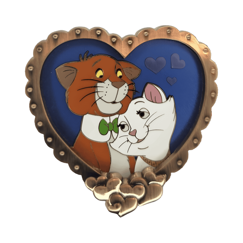 Duchess and O'Malley Heart Disney pin