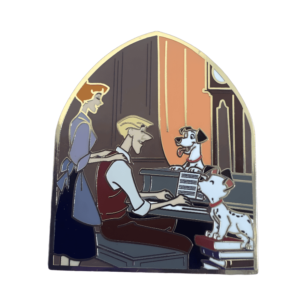 Roger and Anita Disney pin