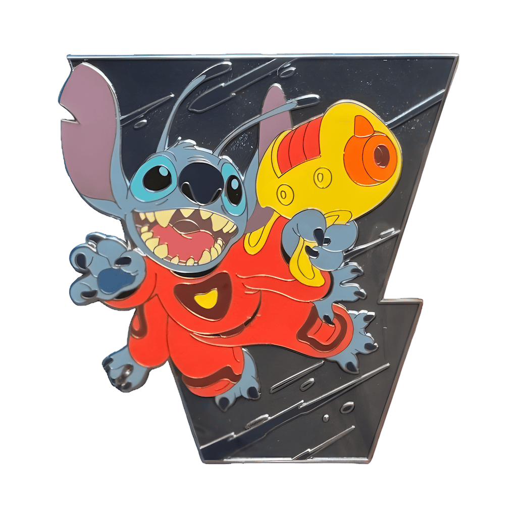 Alien Stitch with Blaster Disney pin