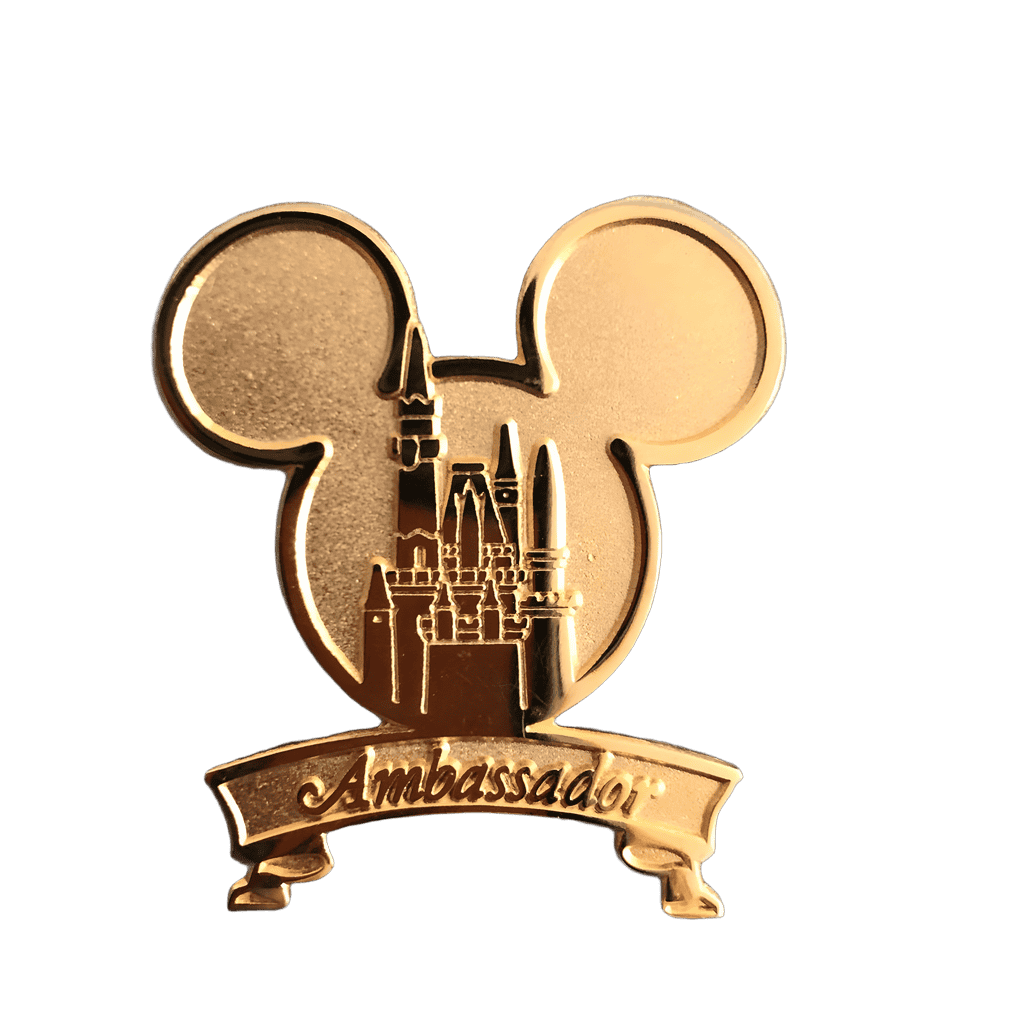 Gold Ambassador - Ribbon - Cast Member Award Disney pin