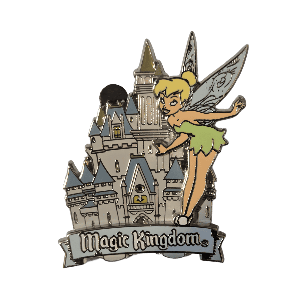 Tinker Bell with Cinderella Castle Disney pin