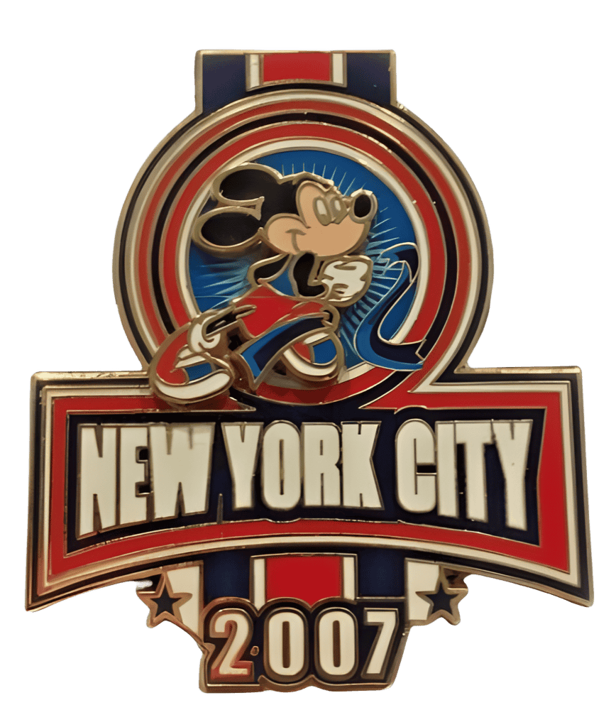 New York City Marathon 2007 Disney pin