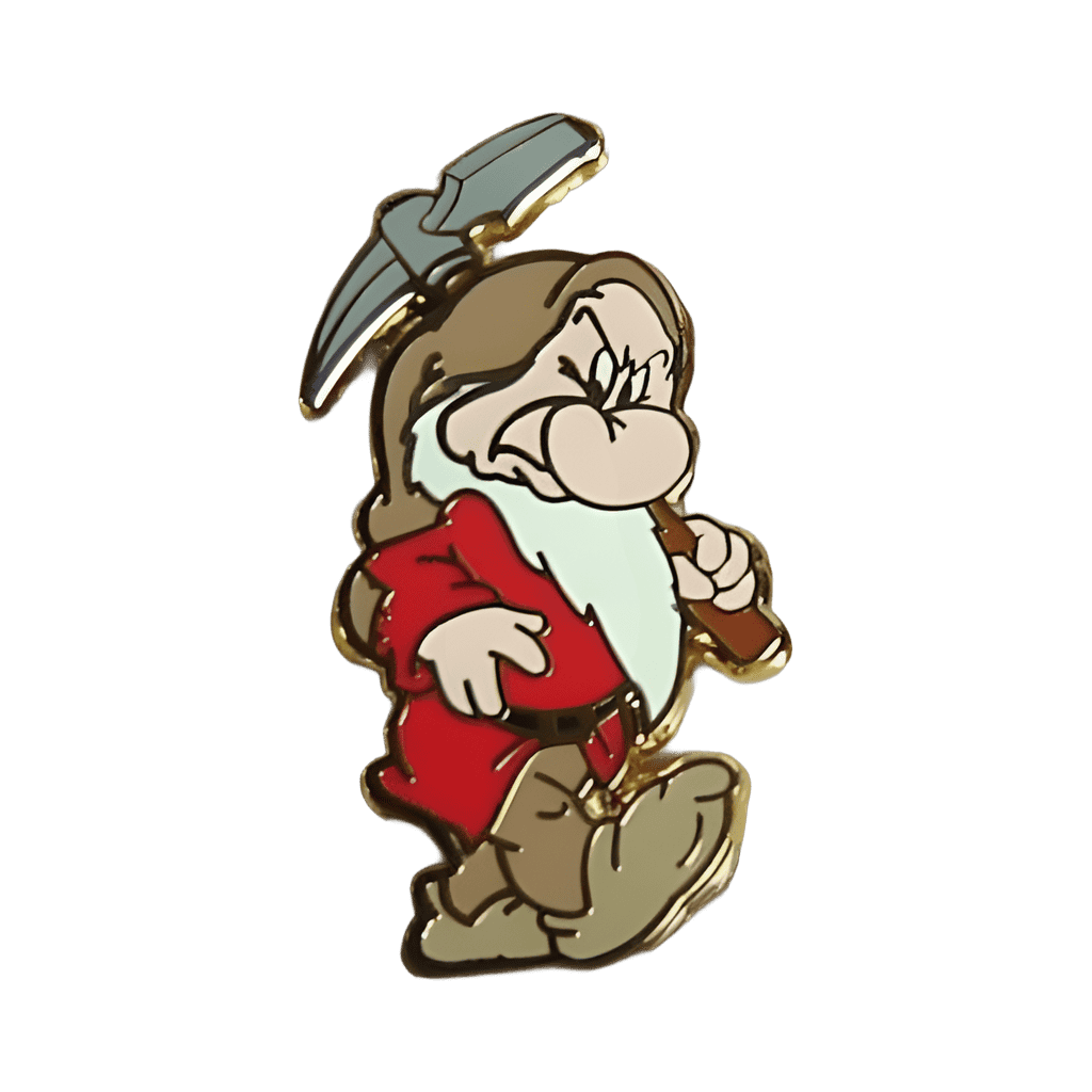 Grumpy with Pickaxe Disney pin