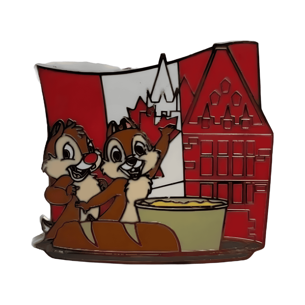 Chip & Dale in Canada Disney pin