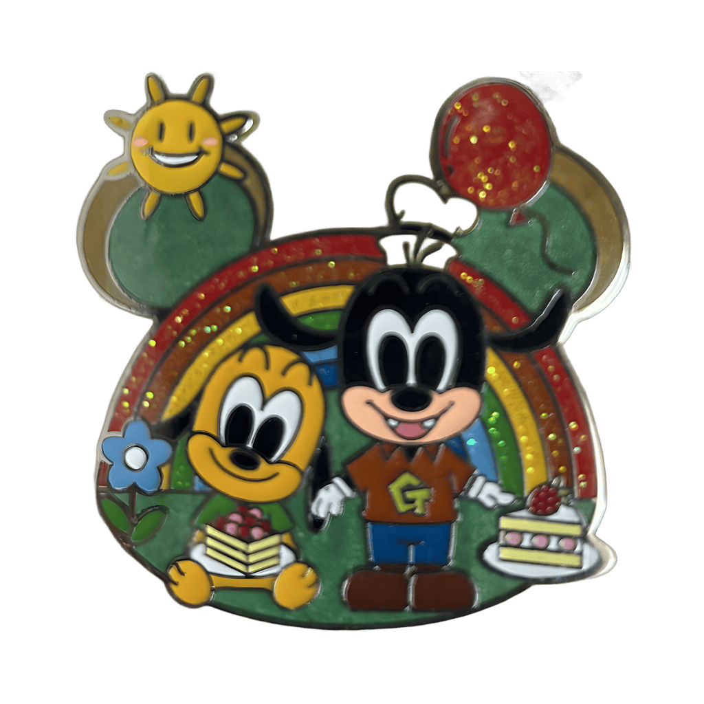 Goofy and Pluto Disney pin