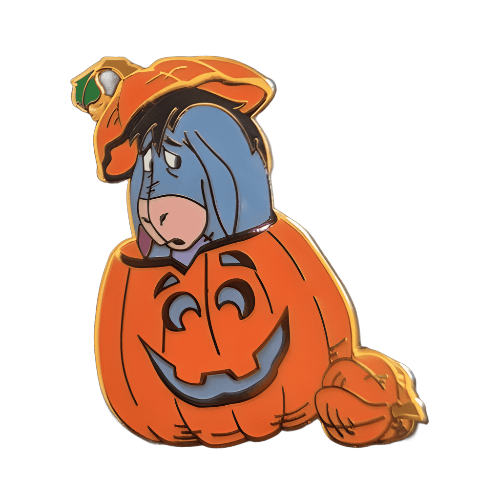 Eeyore in a Pumpkin Disney pin