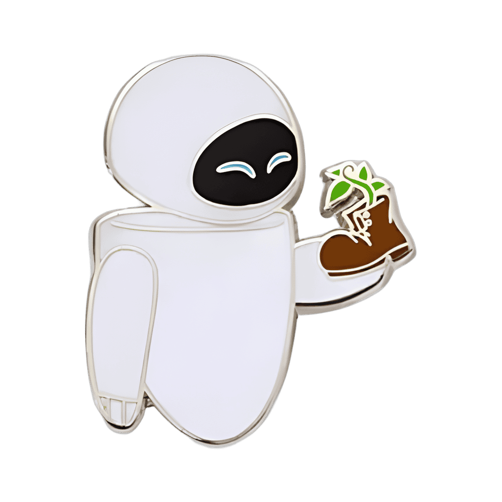 WALL•E and E.V.E. Pin Set - Eve with Plant Boot Disney pin