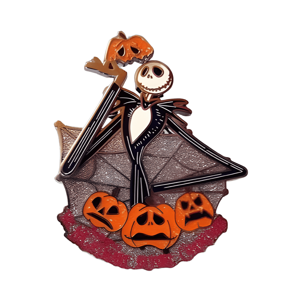 Jack Skellington w/ Half Pumpkin Mask Disney pin