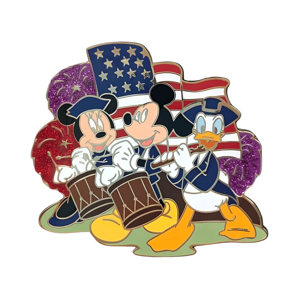 Patriotic Mickey and Friends Disney pin