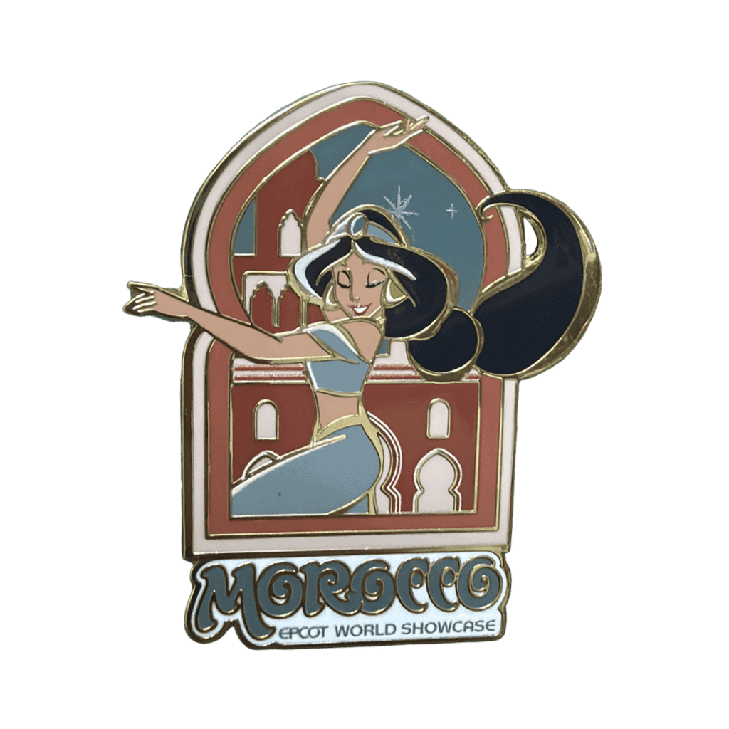 Morocco world showcase Jasmine Disney pin