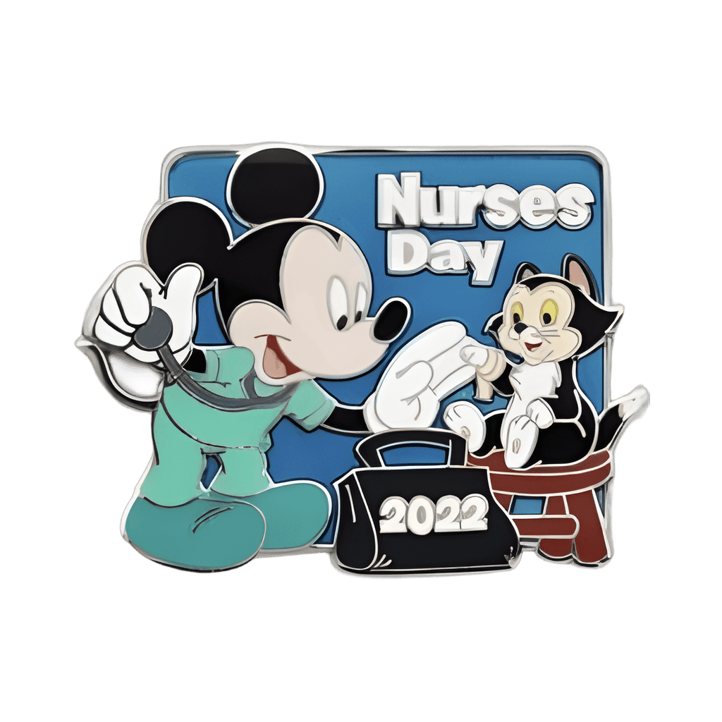 DLR/WDW - Nurses Day 2022 - Mickey and Figaro Disney pin