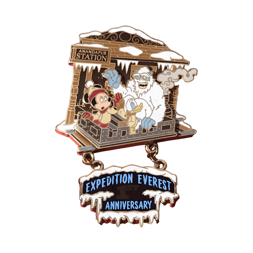 1st Anniversary (Dangle) Disney pin