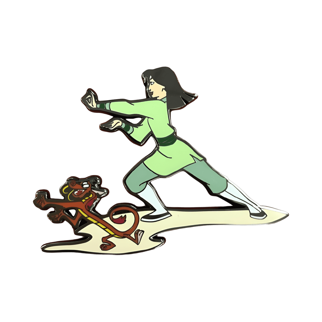 Mulan and Mushu Training Disney pin