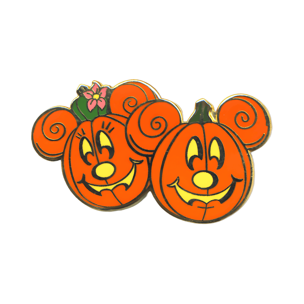 Mickey and Minnie Pumpkins Disney pin