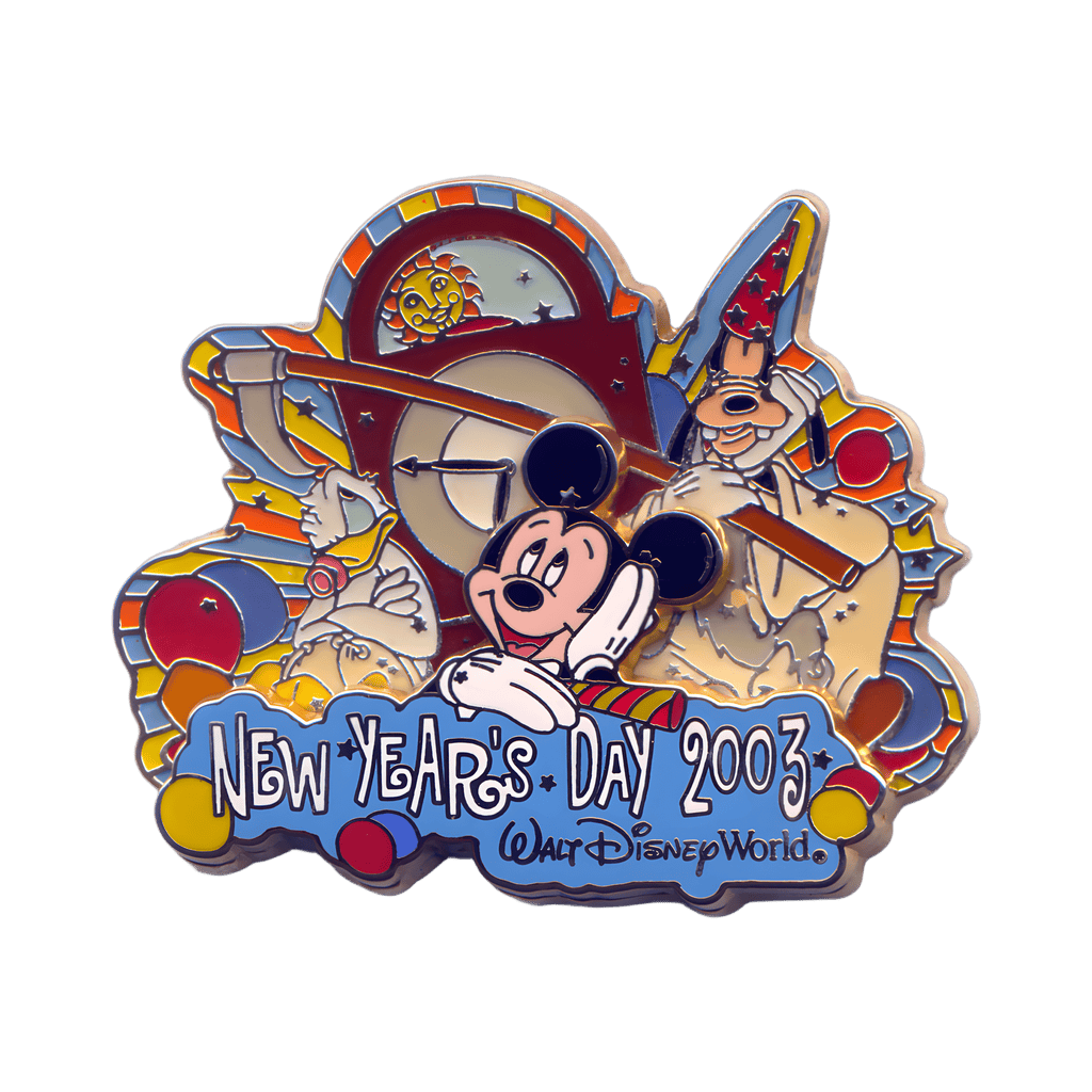New Year's Day 2003 with the Fab 3 Disney pin