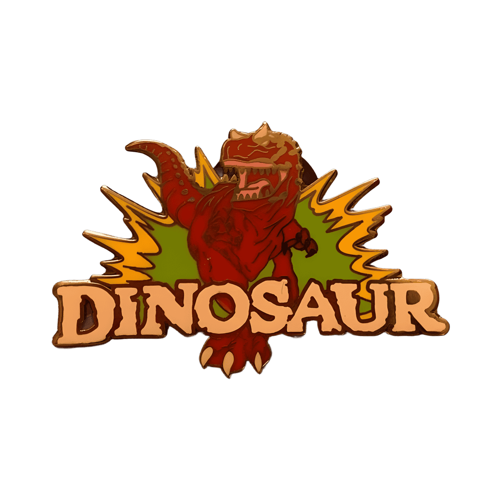 Animal Kingdom Bucket Hat 2002 6-Pin Set — Running Carnotaurus Disney pin