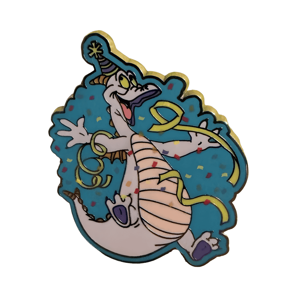 Figment with Confetti and Party Hat Disney pin