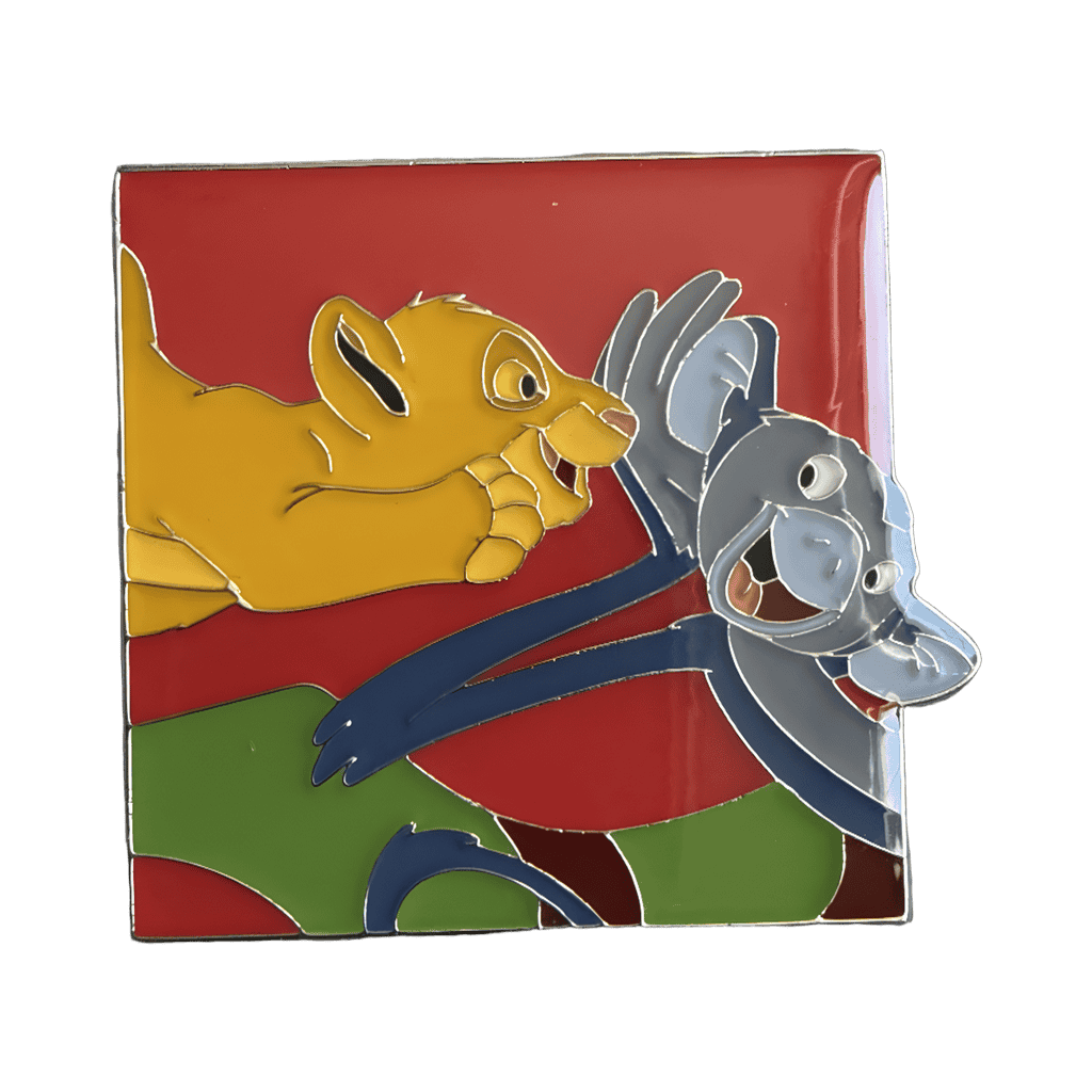Simba and Monkey Disney pin