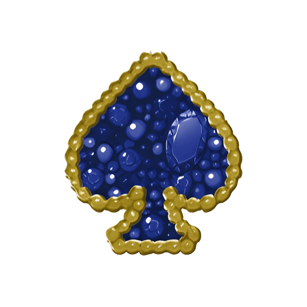 Deuce Spade of Heartslabyul Jeweled Icon Disney pin
