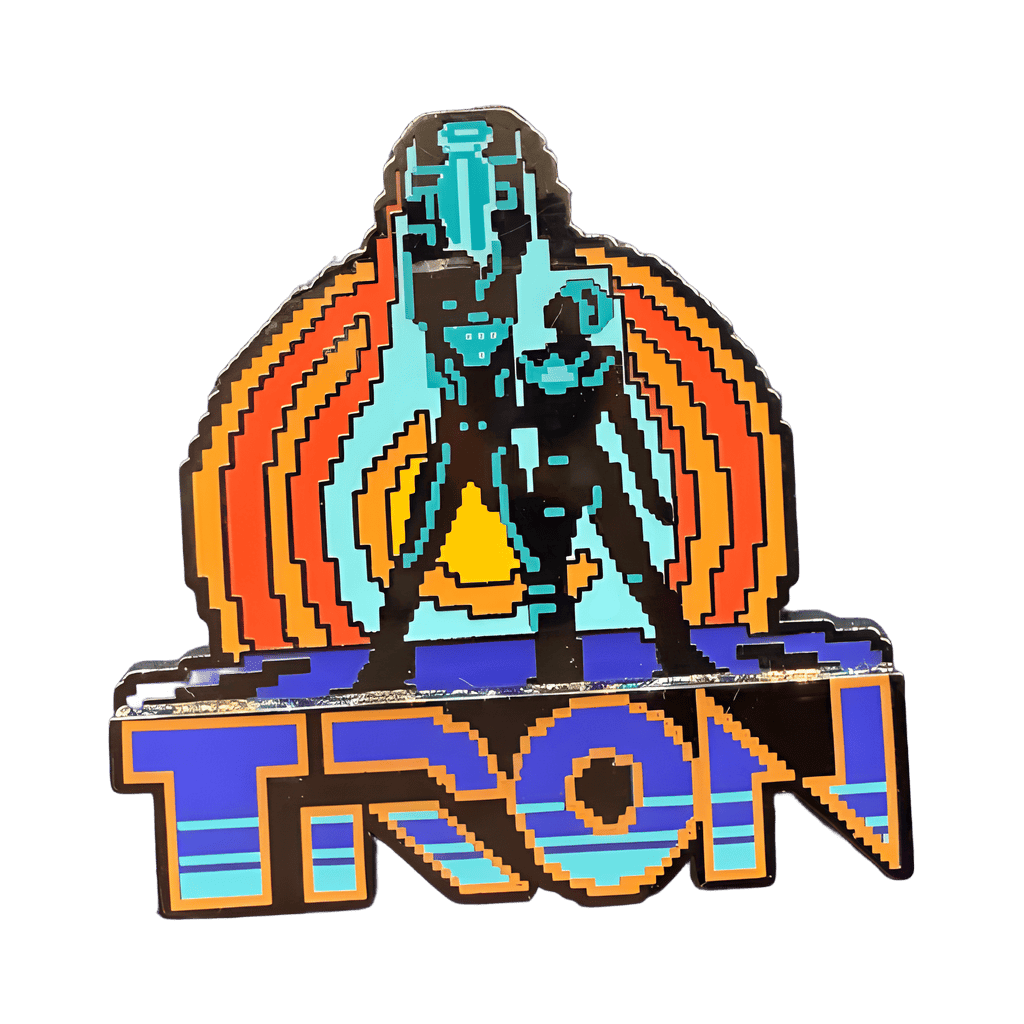 TRON Logo Disney pin