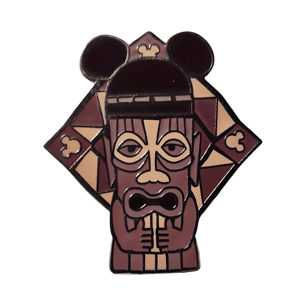 Maroon Tiki Disney pin
