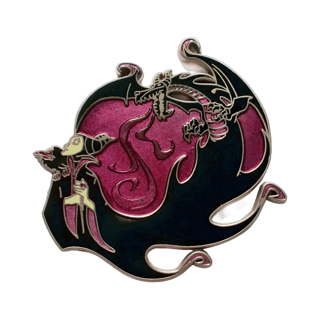Maleficent Turning Into Dragon Disney pin
