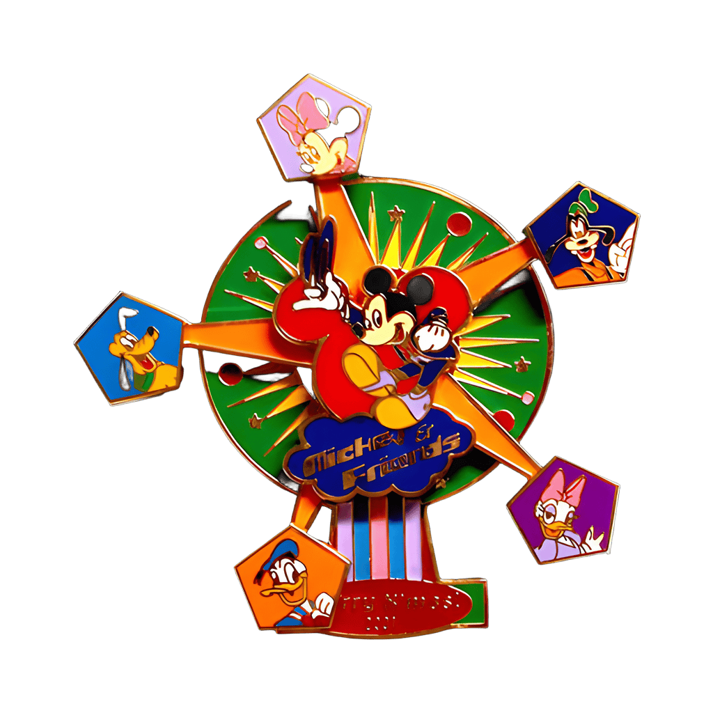 Mickey & Friends Ferris Wheel Spinner Disney pin