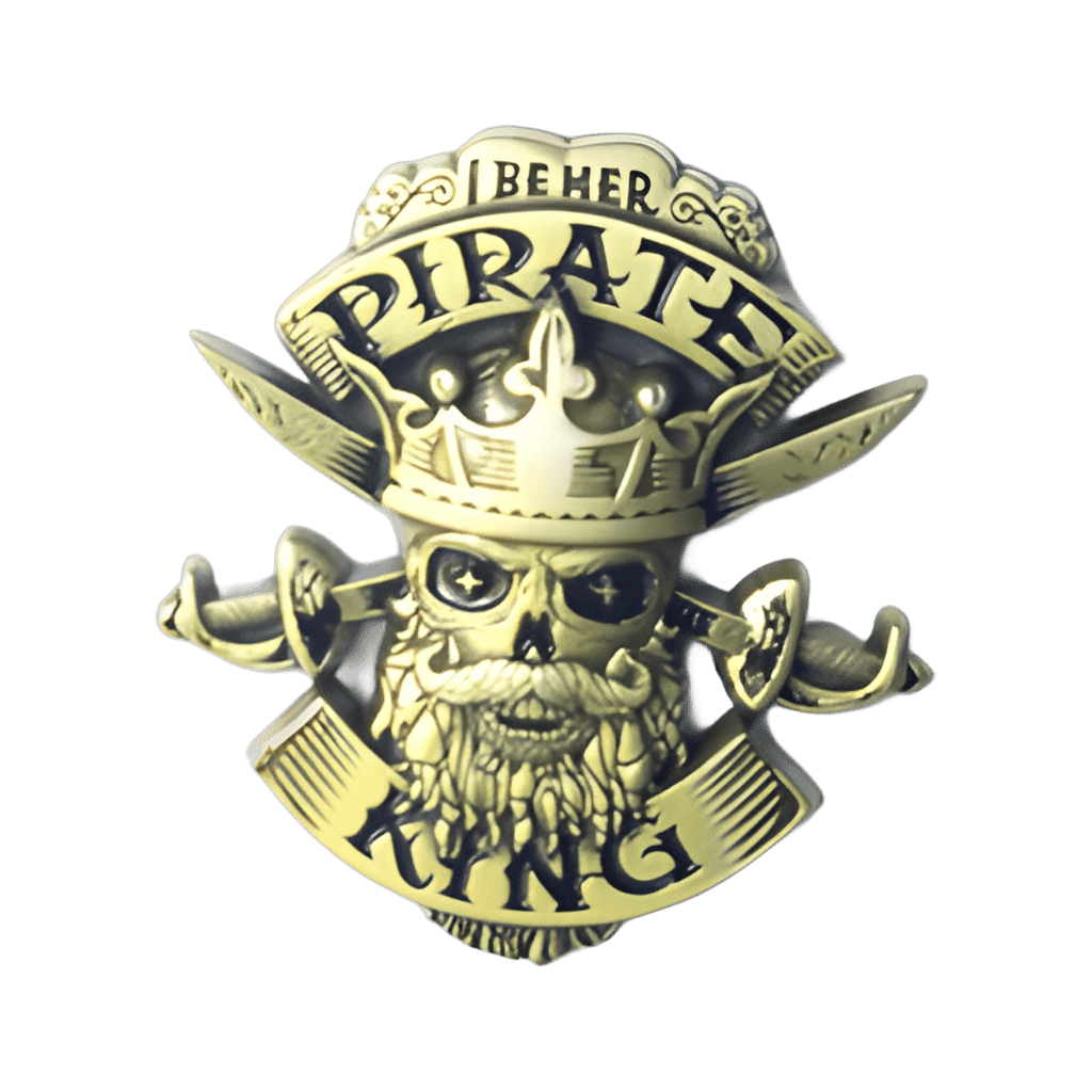 I Be Her Pirate King Disney pin