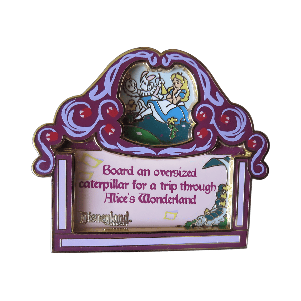 Alice in Wonderland - Attraction Description Disney pin