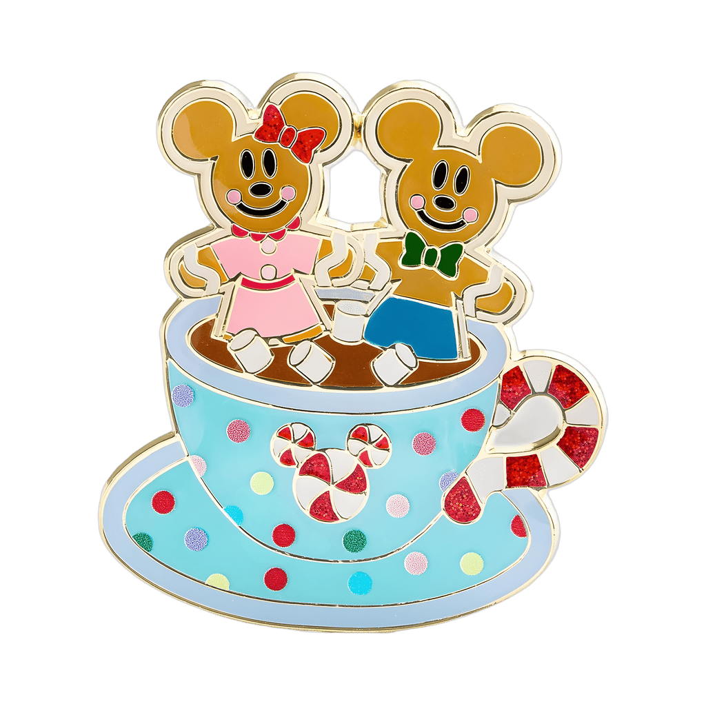 Mickey Mouse & Minnie Mouse Gingerbread Hot Cocoa Disney pin