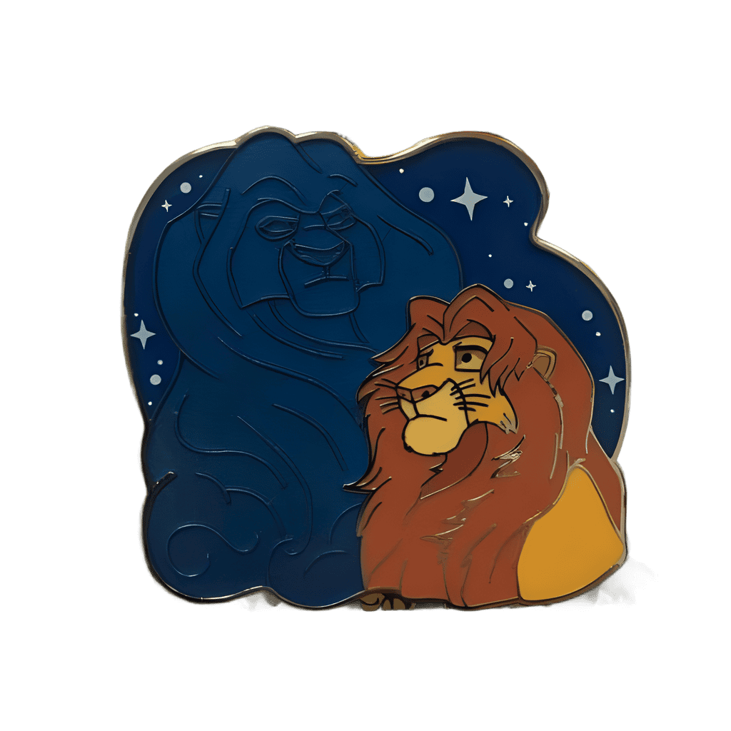 Mufasa and Simba Disney pin