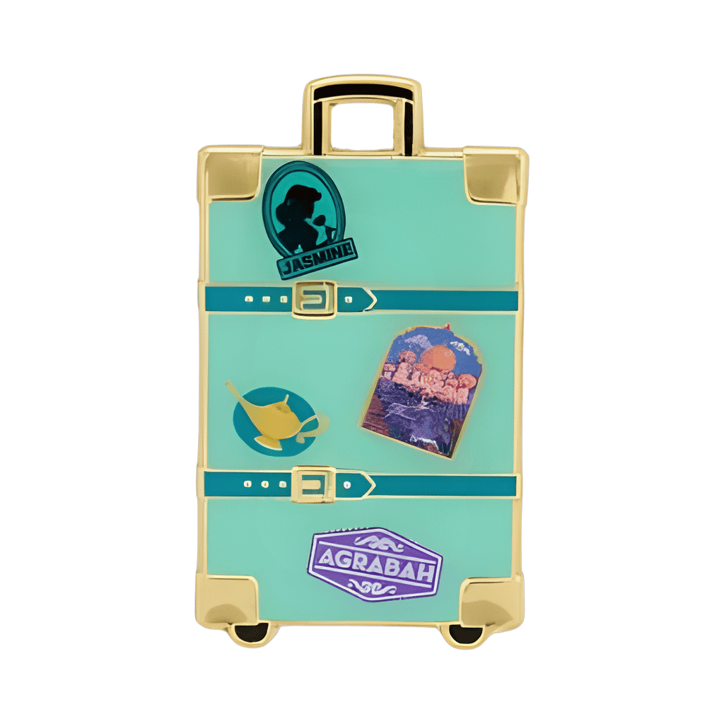 Jasmine Luggage Suitcase Disney pin