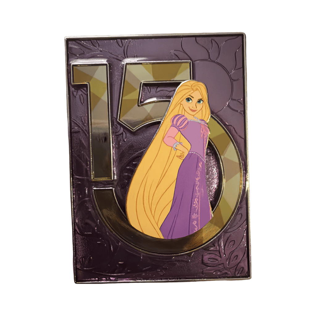 Rapunzel 15 Year Disney pin