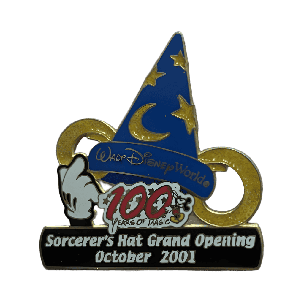Sorcerer’s Hat Grand Opening - October 2001 Disney pin