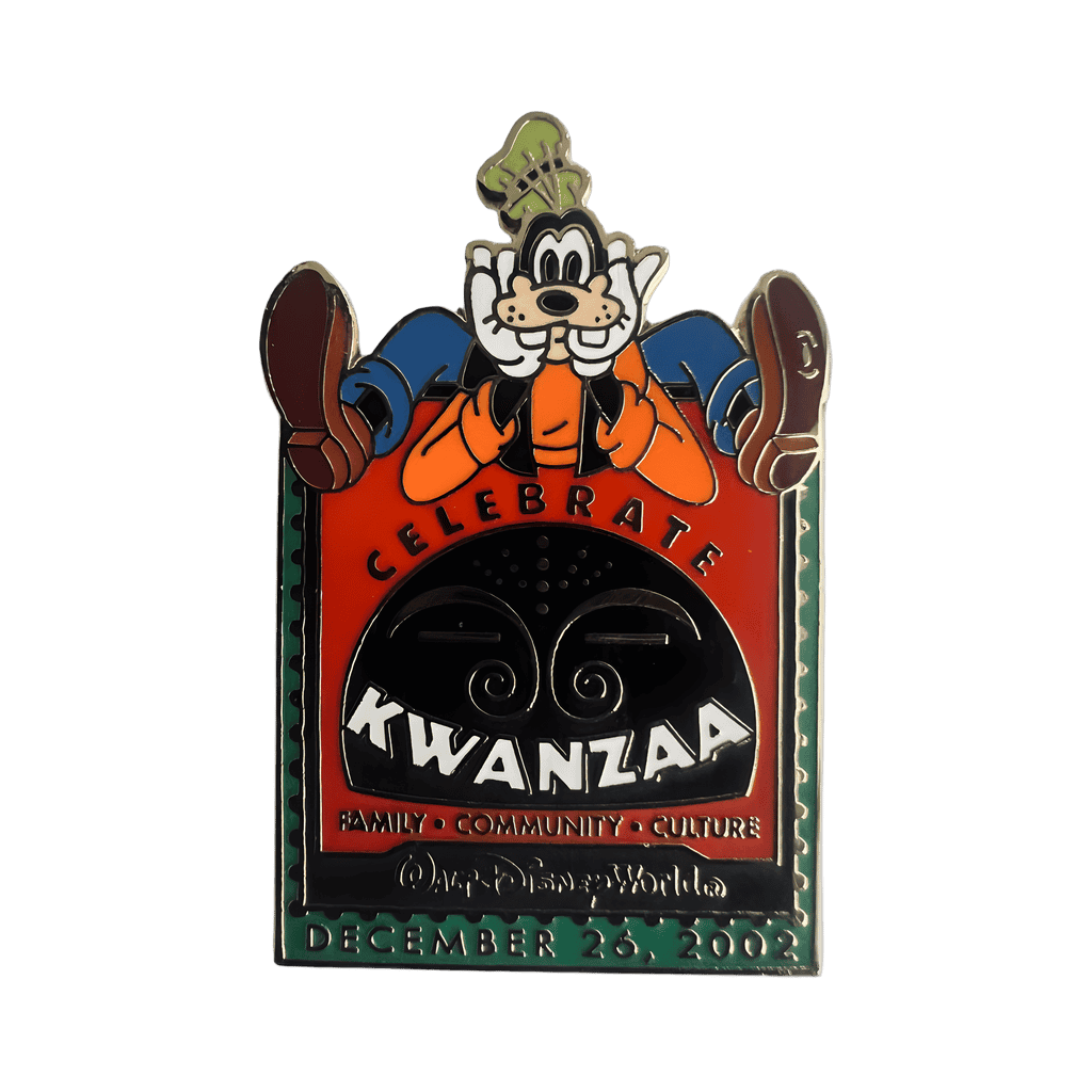 Celebrate Kwanzaa - Family Community Culture - Goofy Disney pin