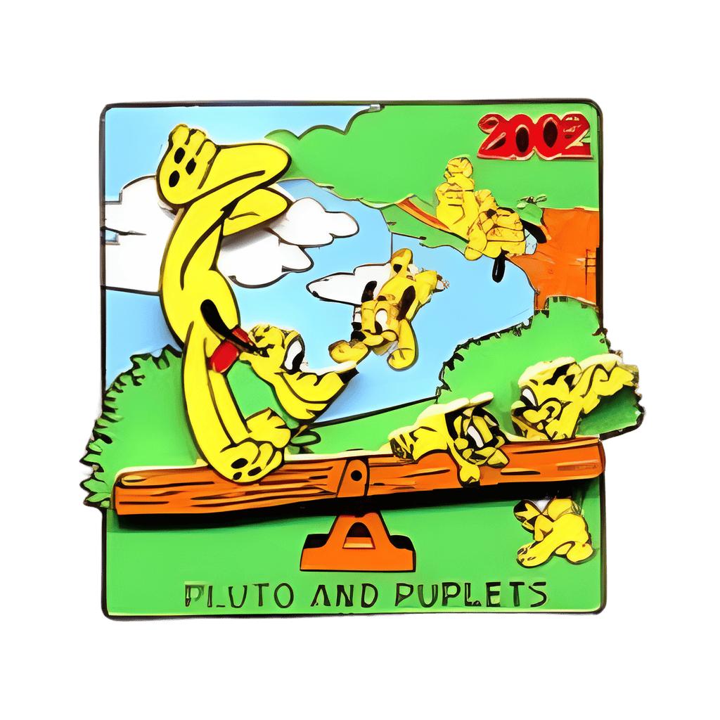 Pluto & Puplets 2002 Disney pin