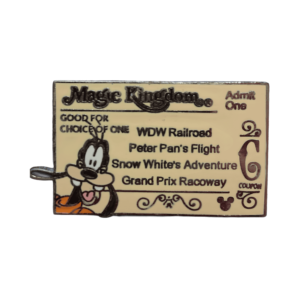 "C" Coupon Disney pin
