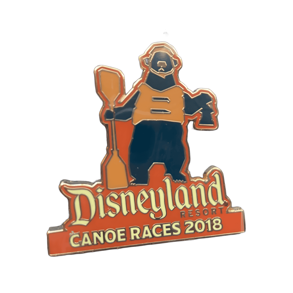 2018 Canoe Races - Rafter Bear Disney pin