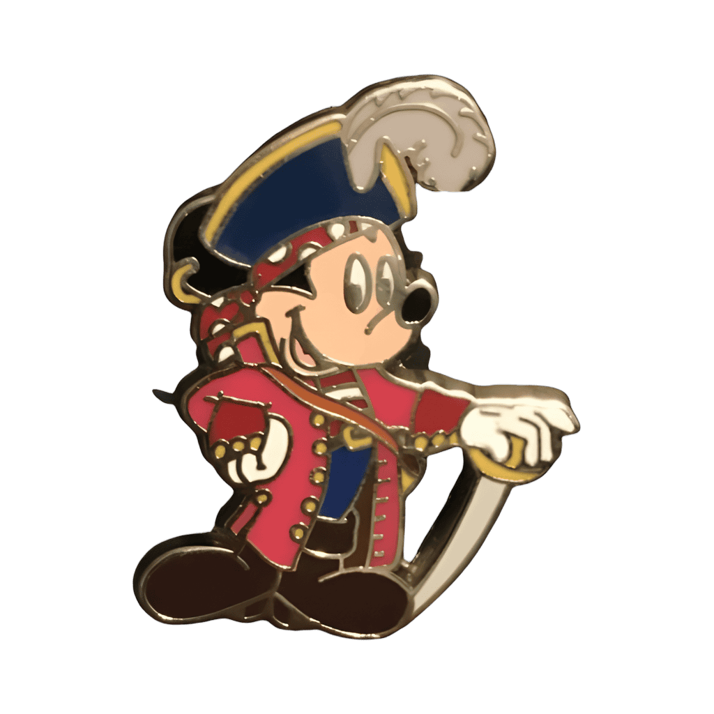 Captain Mickey Mouse with Sword Disney pin