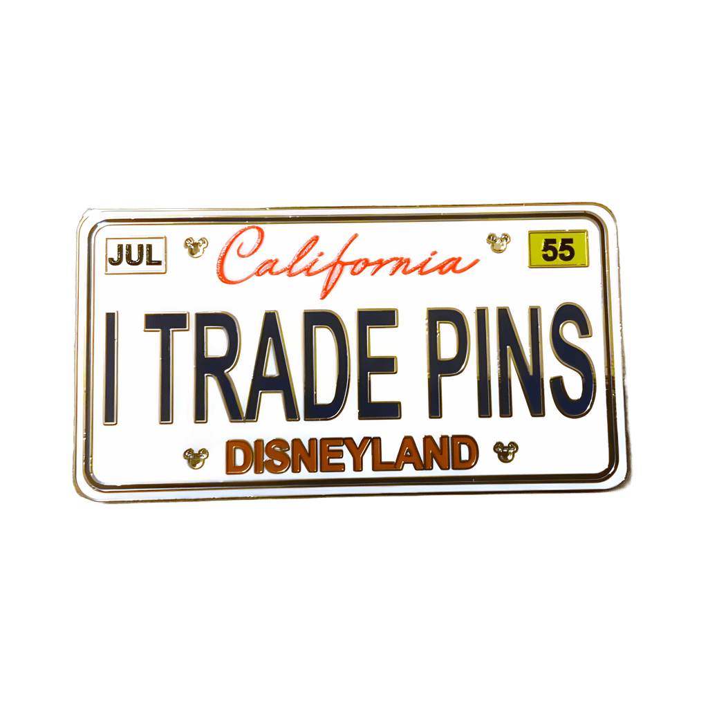I Trade Pins California License Plate Disney pin