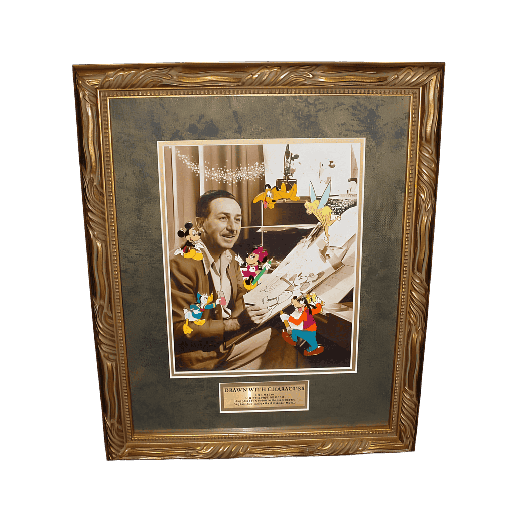 Drawn With Character Framed Set Disney pin
